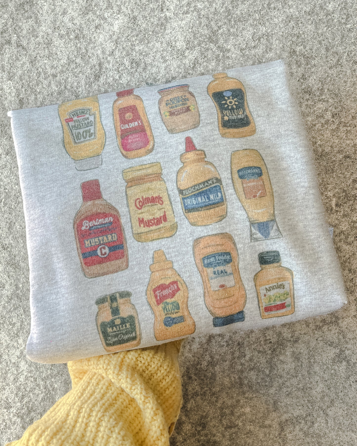 Mustard Lover's Sweatshirt Foodie Unisex Novelty Gift Hoodie