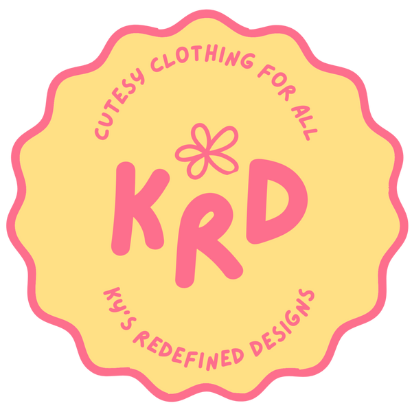 Logo with 'KRD' text and yellow border on a white background