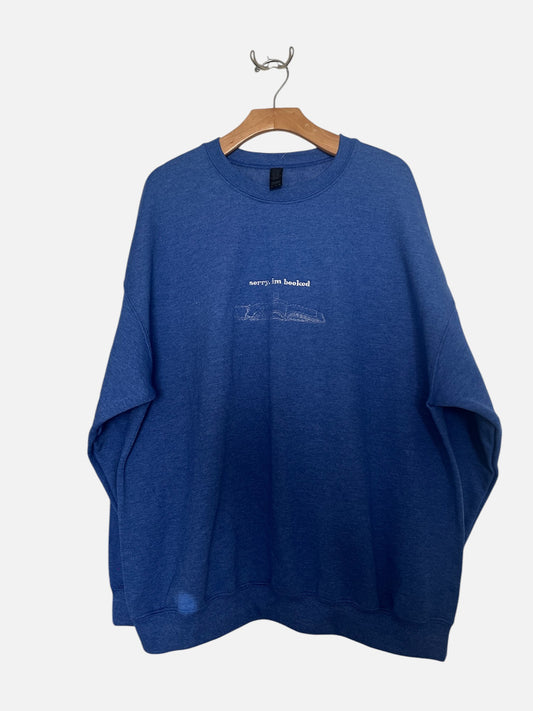 Sorry I'm Booked Blue Crewneck