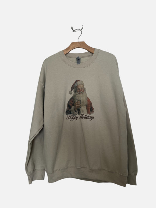 Santa Hoppy Holidays Christmas Sweatshirt