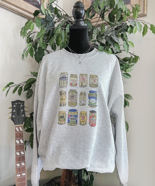 Pickles Sweatshirt - Fun Pickle Lover's Hoodie for Foodies