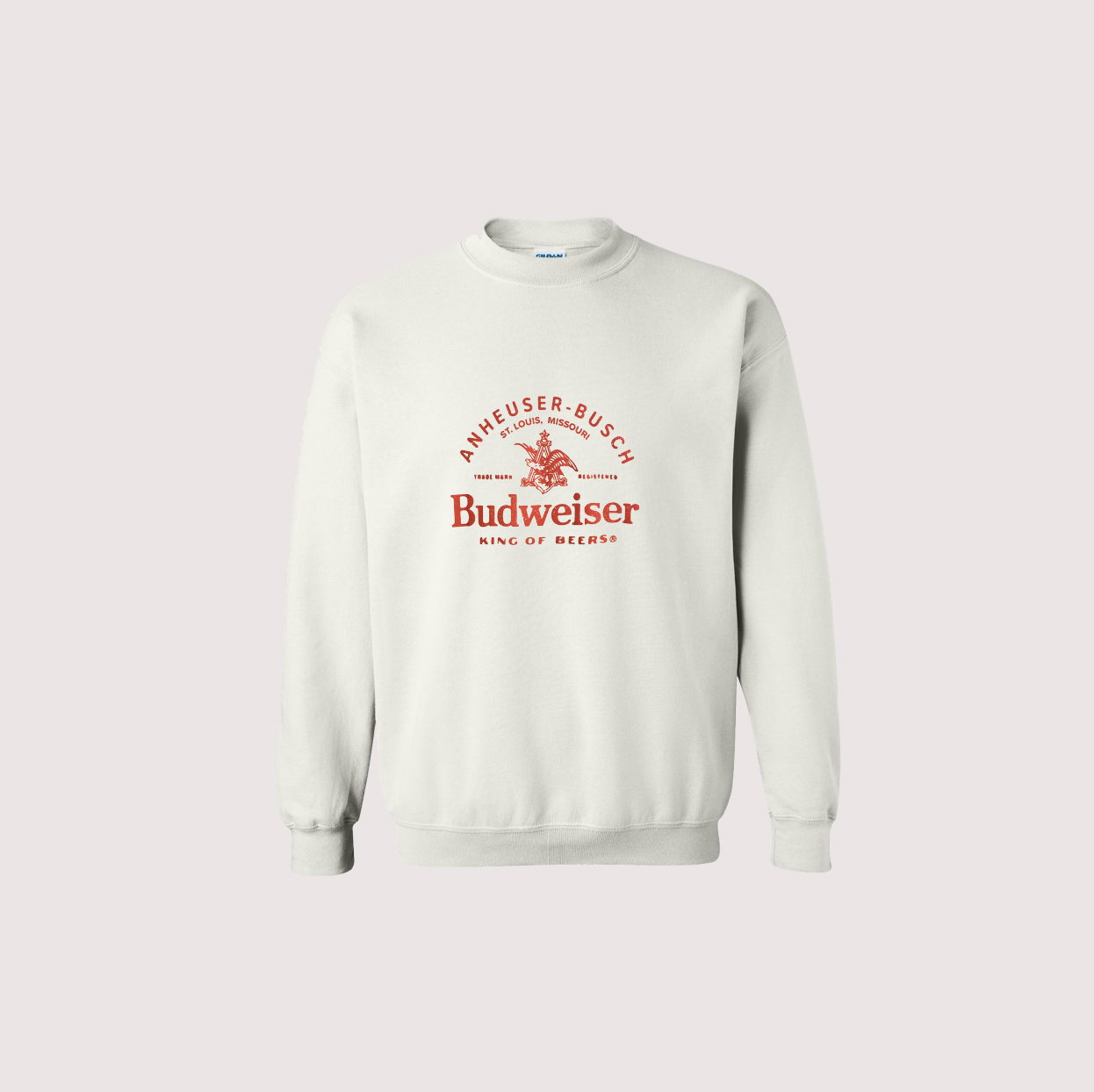 Bud Red Retro Beer Shirt Sweater Sweatshirt