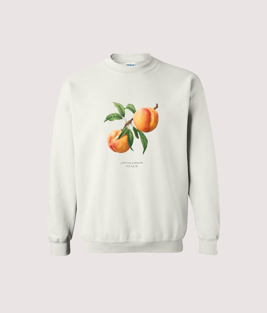 Peach Fruit Botanical Tee Shirt Sweatshirt