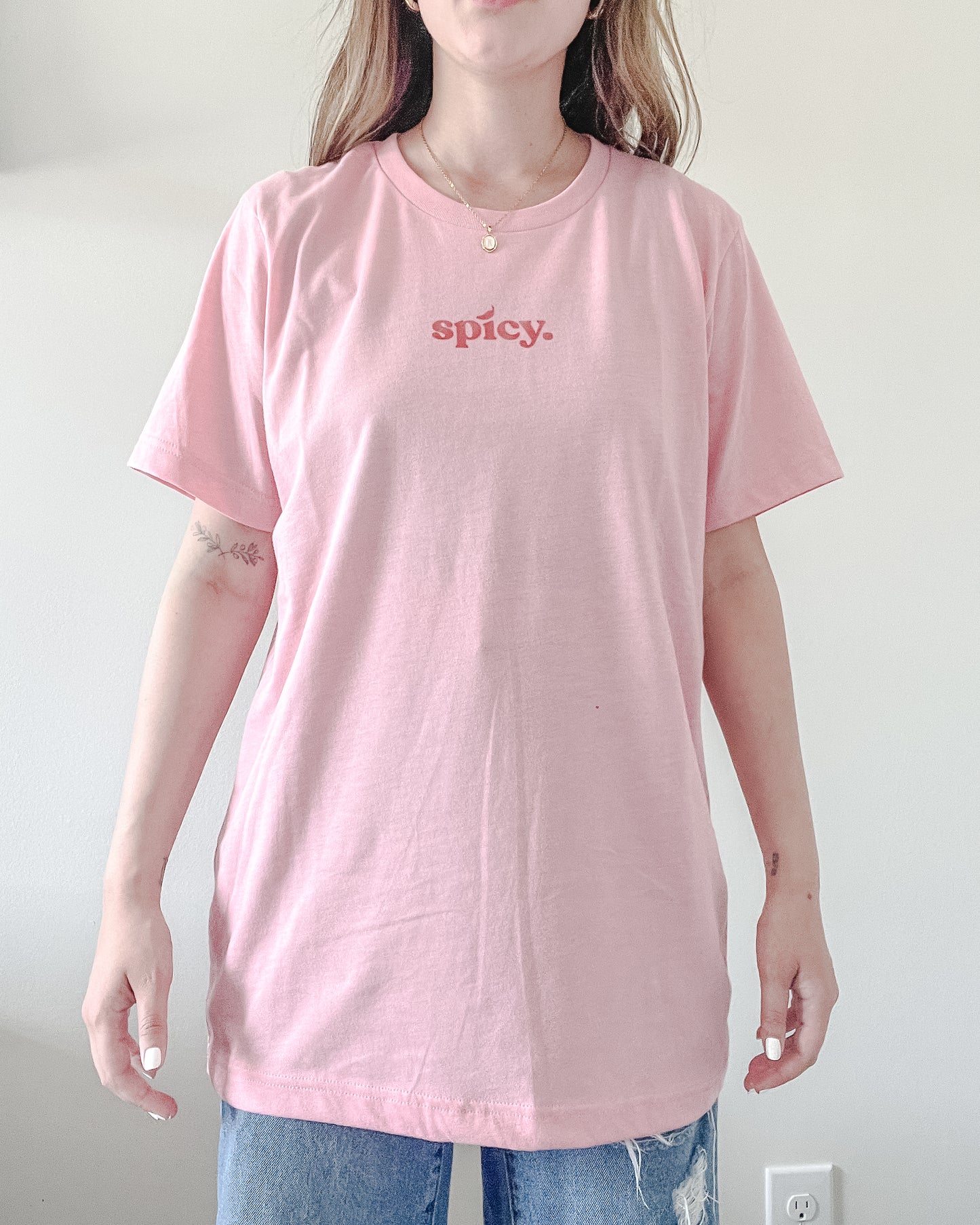 Spicy Pink Retro Tee Shirt Sweater Sweatshirt