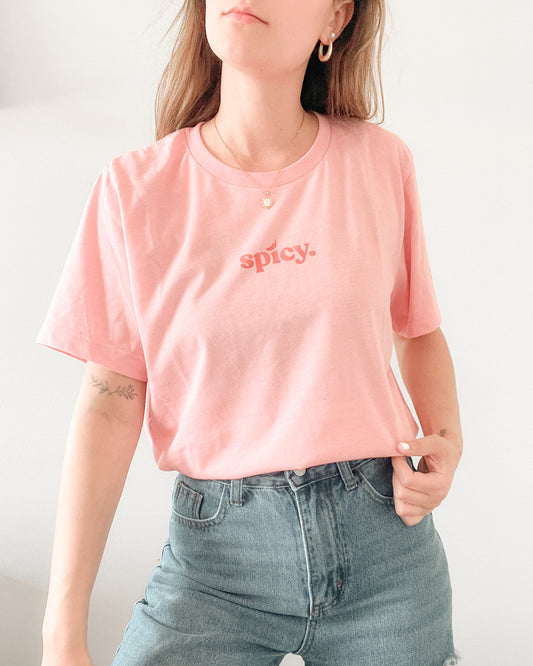 Spicy Pink Retro Tee Shirt Sweater Sweatshirt